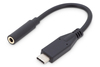 Scheda Tecnica: DIGITUS ADAttatore - Audio USB Tipo-c / Jack 3.5mm M/F, 0.2 Mt Colore Nero