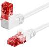 Scheda Tecnica: Goobay LAN Cable Angolato 90 Cca Cat.6 UTP - 0,25m Bianco