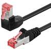 Scheda Tecnica: Goobay LAN Cable Angolato 90 Rame - Cat.6 S/FTP 3m Nero