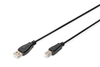 Scheda Tecnica: DIGITUS Cavo USB 2.0 - /b, M/M Nero, 1mt