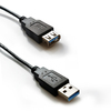 Scheda Tecnica: Atlantis Cavo USB-3.0 A To USB A, M/F, 2mt, (prolunga) - Nero, P019-ub3-aamf-2