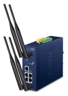 Scheda Tecnica: PLANET Ip30 Industrial Wi-fi 6 802.11ax 2400mbps 5GHz - Wireless Ap + 5-port 10/100/1000t (4 X 5dbi Antenna, 2