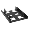 Scheda Tecnica: Sharkoon Bay extension Black 3.5 SSD Mounting Frame For 2 - SSDs"
