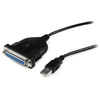 Scheda Tecnica: StarTech USB to DB25 Parallel Printer ADApter Cable - M/F, 1.83 m