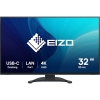 Scheda Tecnica: EIZO EV3240X-BK 31.5" IPS, 3840x2160 (4K UHD), 350 cd/m - sRGB (100%), 94 W Power Delivery, HDMI, DP, LAN, 1