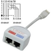 Scheda Tecnica: Lindy Port Doubler UTP, 2 X Ethernet - 2 Collegamenti Su Un Cavo