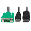 Scheda Tecnica: EAton VLGA To Dp And USB-a Adapter Cable Kit Seect Kvm 1.8 - 