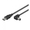 Scheda Tecnica: Techly Cavo USB - 2.0 Maschio/ B Maschio Angolato 1 M