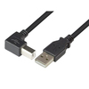Scheda Tecnica: Techly Cavo USB - 2.0 Maschio/ B Maschio Angolato 3 M