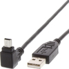 Scheda Tecnica: Techly Cavo USB - 2.0 Maschio/ Mini B Maschio 90&deg, 1,8 M Nero