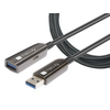 Scheda Tecnica: Techly Cavo USB - 3.0 SuperSpeed AOC" Fibra Ottica USB A M/F 30m Nero