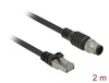 Scheda Tecnica: Delock LAN Cable Plug To M12 Plug 8 Pin -coded Cat.5e - S/FTP 2 M