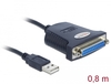 Scheda Tecnica: Delock ADApter USB 1.1 Male > 1 X Parallel Db25 Female - 