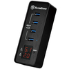 Scheda Tecnica: SilverStone SST-EP03 - 4-port USB 3.0 Data Hub, Display - Ovp, Ocp, Aluminum