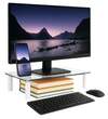 Scheda Tecnica: Techly Stand Da Scrivania Regolabile Vetro Trasparente Per - Monitor Notebook