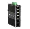 Scheda Tecnica: Techly Convertitore Ethernet Industriale Gigabit 4 Porte - RJ45 2 Porte Sfp Non Gestito