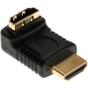 Scheda Tecnica: InLine HDMI ADAptor, mae/femae, Angled up, goden contacts - 