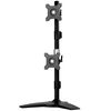 Scheda Tecnica: SilverStone SSTRM24BS Monitor Mount - Vertical Dual LCD Monitor Desk Stand, Support Up To 24" LCD