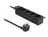Scheda Tecnica: Delock 10" Power Socket 4-way With Protective Contact - Switch 1U Black