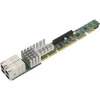 Scheda Tecnica: SuperMicro 1U Ultra Riser 4-port 10GBaset 4x RJ45 - 10GBase-t, Intel X540, Pci-e 3.0 X8, 2x NVMe