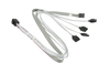 Scheda Tecnica: SuperMicro Internal Mini SAS HD To 4 SATA 50cm / With 50cm - Sideband
