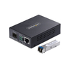 Scheda Tecnica: StarTech GiLGAbit Ethernet Copper-to-Fiber Media Converter - SM C, 20km, 10/100/1000 Mbps, RJ45 to C, Fu Meta, 9K J
