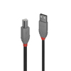Scheda Tecnica: Lindy Cavo USB 2.0 - Tipo A B Anthra Line, 2m USB Tipo male Tipo B male