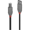 Scheda Tecnica: Lindy Cavo USB 2.0 - Tipo A B Anthra Line, 3m USB Tipo male Tipo B male