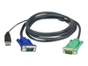 Scheda Tecnica: HPE Aten 2l-5202u - Cavo Tastiera / Video / Mouse (kvm) - - USB, HD-15 (VGA) (m) A Sphd 15 (m) - 1.8 M - Viti A Serragg