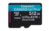 Scheda Tecnica: Kingston Canvas Go! PLUS - 512GB, Class 10, UHS-I, U3, V30 A2, exFAT