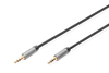 Scheda Tecnica: DIGITUS 3m Maux Audio Cable Stereo M/M 3.5mm M/F Aluminum - Housing