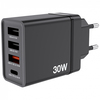 Scheda Tecnica: Verbatim Chr-30eu1 Wall Charger 30w Blk 1xUSB-c 3xUSB-a - Black