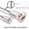 Scheda Tecnica: SilverStone SST-CPU03G Reversible USB To Lightning - Gold 100cm