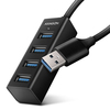Scheda Tecnica: Axagon HUE-M1A Superspeed USB Mini Hub, 4x USB 3.0 - - 20cm, Black
