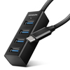 Scheda Tecnica: Axagon HUE-M1C Superspeed USB-c Mini Hub, 4x USB 3.0 - - 20cm, Black