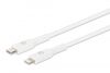 Scheda Tecnica: Manhattan Cavo Di Ricarica E Sincronizzazione USB-c - +trade, Lightning+reg, 0.5m Bianco