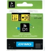 Scheda Tecnica: Dymo D1-tape 12mm X 7m - Black On Yellow