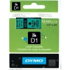 Scheda Tecnica: Dymo D1-tape 12mm X 7m - D1-tape 12mm X 7m Black On Green