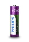 Scheda Tecnica: Philips Batteria In Singola Conf (4pz Per Blister), Multilif - E Ricaricabile, Aa Ni-mh, 1,2 Volt, 2100 mAh