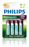 Scheda Tecnica: Philips Batteria In Singola Conf (4pz Per Blister), Multilif - E Ricaricabile, aa Ni-mh, 1,2 Volt, 2600 Mah