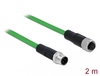 Scheda Tecnica: Delock LAN Cable M12 - 4 Pin D-coded Male To Female Tpu 2 M
