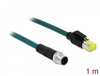 Scheda Tecnica: Delock LAN Cable M12 - 4 Pin D-coded To RJ45 Hirose Plug Tpu 1 M