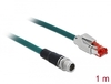 Scheda Tecnica: Delock LAN Cable M12 - 8 Pin X-coded To RJ45 Plug Pvc 1 M