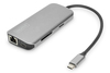 Scheda Tecnica: DIGITUS 8-port USB-c Dock 2xUSB3.0 Grey 1xRJ45 2xHDMI 1xpd - 1xmicrsd 1xsd