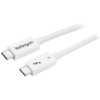 Scheda Tecnica: StarTech 0.5m. Thunderbolt 3 USB C Cable 40GBps White - 