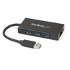 Scheda Tecnica: StarTech Hub Portatile USB 3.0 con ADAttatore NIC - Ethernet GigaBit GbE in Alluminio con cavo - UaSP