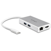 Scheda Tecnica: StarTech ADAttatore Multifunzione USB-C per portatili - - Power Delivery - 4K HDMI - GbE - USB 3.0 - Bianco e Argento