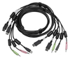 Scheda Tecnica: Vertiv CBL0124 6ft. KVM Cable Assembly - 2-DP/1-USB/2udio - 