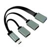 Scheda Tecnica: Logilink Hub Flessibile USB-c Superspeed 3 Porte USB3.0 - female Nero