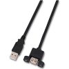 Scheda Tecnica: Manhattan Cavo USB 2.0 - male/ female D Pannello 1 M